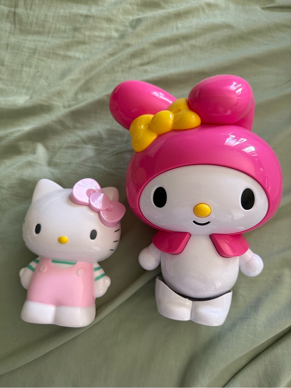 My melody toy & hello kitty pen holder